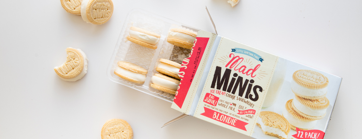 Mad Minis box of blondie cookies