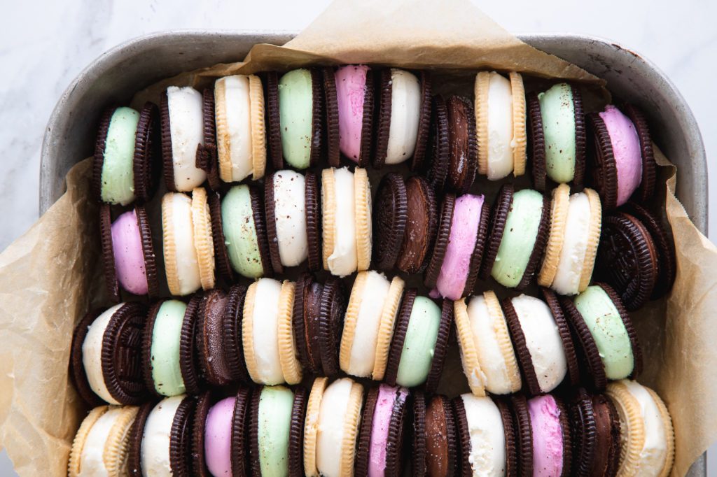 Basket of assorted cookie flavors